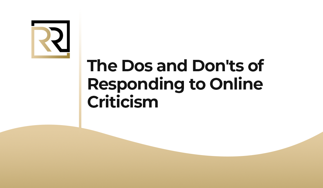 Responding to Online Criticism